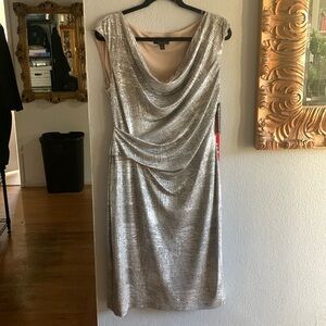 Metallic Sleeveless Dress